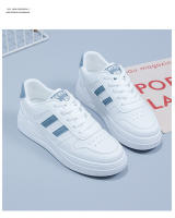 Zapatillas Deportivas Casuales Para Mujer Blanco Suela De Goma Transpirables Y Resistentes Al Desgaste Tenis De Mujer Simple 2024 Nuevas - details 1