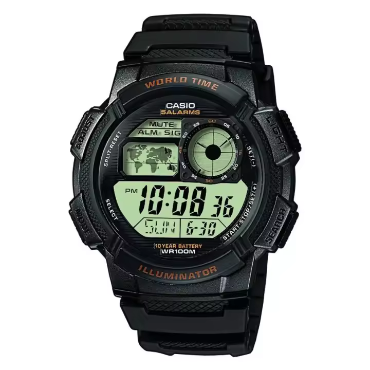 Casio Reloj Sports Ae-1000w Negro Hombre - 1