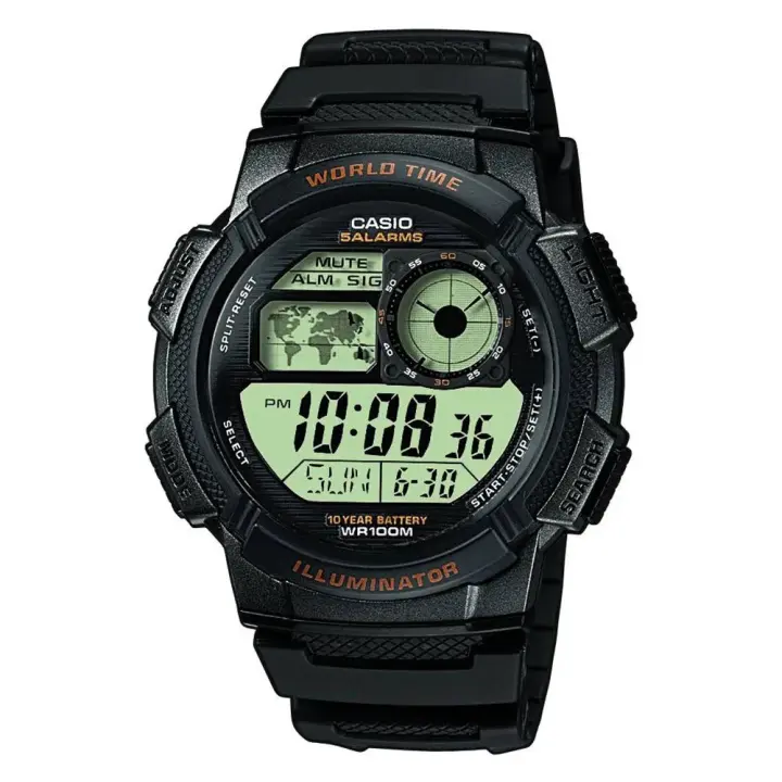 Casio Reloj Sports Ae-1000w Negro Hombre - 1