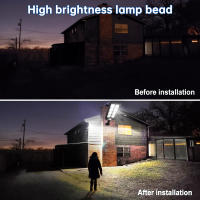 Luz Solar De Calle 100/200 LED IP65 Impermeable Con Sensor De Movimiento Y Control Remoto Para Jardín Y Patio Luz Exterior Solar Contemporánea - details 7