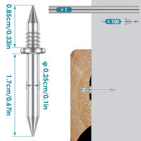 Tornillos De Acero Sin Marcas Para Banda De Enchufe 100-500Pcs Con Cabeza Doble Y Tubo Instalación Sin Problemas Para Carpintería Y Obras Domésticas - details 6