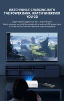 Miniproyector, proyector portátil para dibujos animados, regalo para niños, proyector de películas para exteriores, proyector de video LED Pico para cine en casa, compatible con teléfonos inteligentes, HDMI, USB, AV, Fire Stick, PS5 - details 9