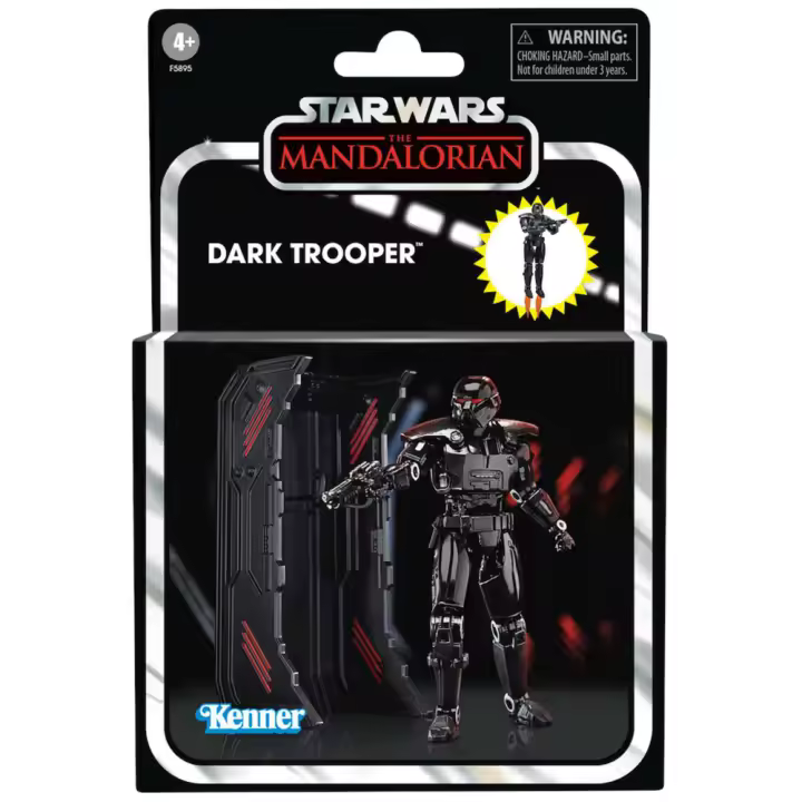 Figura Vin Dark Trooper The Mandalorian Star Wars 9,5cmFigura  Coleccionable - Idea de Regalo- Mercancia Oficial - Juguetes para Niños y Adultos - Movies Fans - Muñeco para Coleccionistas y Exposición - 1