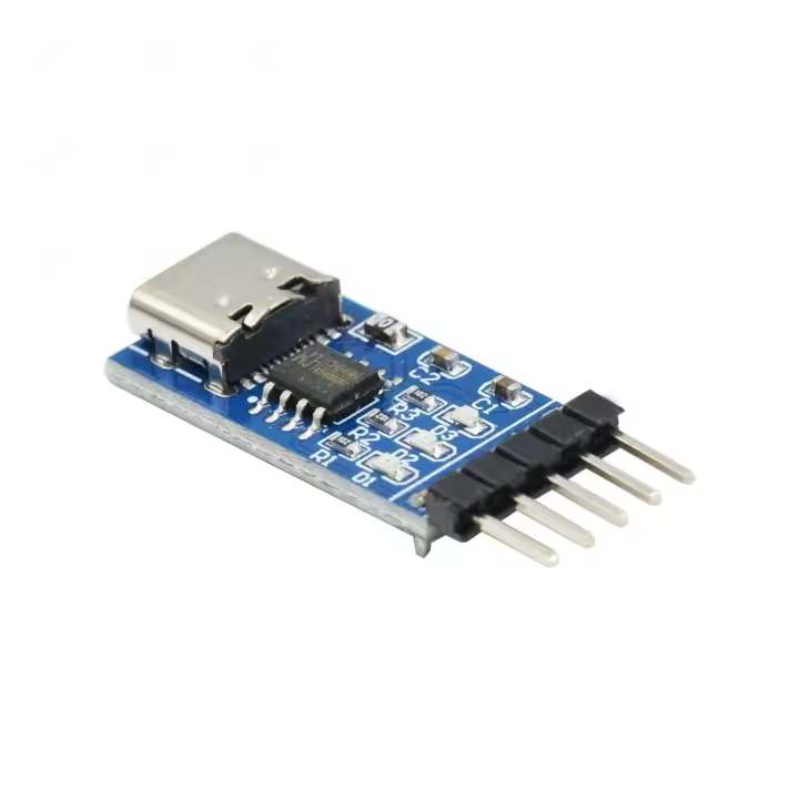 Módulo De Actualización Type C USB a Puerto Serial TTL Ch340n MCU Descarga Línea De Cepillo Para Electrónica Y Componentes Integrados - 1