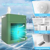 Mini Refrigerador de Aire, aire acondicionado portátil con humidificador, Carga USB, 3 velocidades ajustables y Luces LED de 7 Colores, para el hogar, dormitorio, oficin, exterior (verde) - details 3