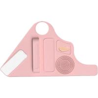 Paleta de mezcla de maquillaje de silicona con correa para la muñeca y compartimento para guardar brochas de maquillaje, paleta portátil y organizador de pinzas para el cabello. - details 0