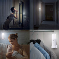 Lámpara Nocturna Sensor De Movimiento USB Recargable LED Portátil Para Habitación De Niños Y Dormitorio Iluminación Dimmable - details 15