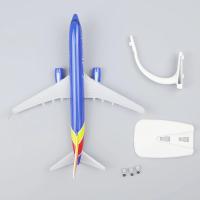 Modelo De Avión De Metal Diecast Boeing 737 De Southwest Airlines 20cm Con Planta Baja Para Coleccionistas Y Juguetes Para Mayores De 14 Años - details 2