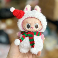 Muñeca De Peluche Miniatura Labubu I Y II 17cm Ropa De Muñeca Coreana Kpop Exo Accesorios DIY Vestido Rosa Regalo Estilo Nuevo - details 19