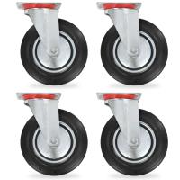 vidaXL Ruedas giratorias 4 unidades 200 mm - details 0