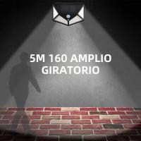 Luz De Pared Solar Con Sensor De Movimiento 100LED Iluminación Al Aire Libre Impermeable Lámpara De Calle Con Luz Solar Spot - details 2