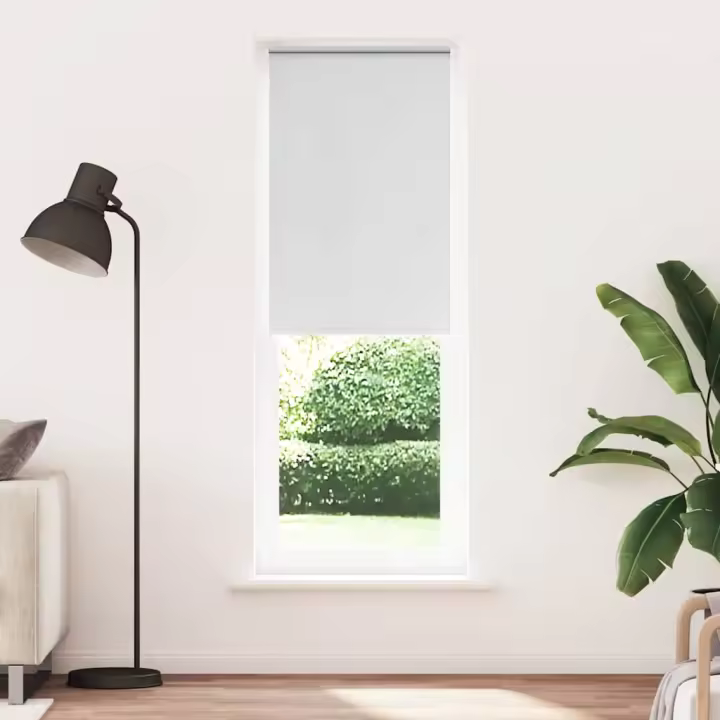 Estor Enrollable Opaco Blanco 85x230 cm Tela Ancho 80,7cm - 1