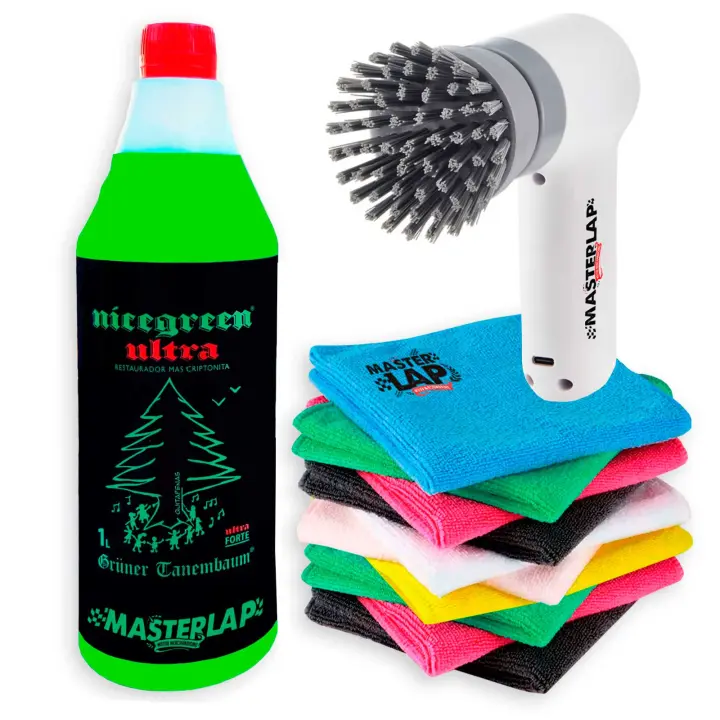 Nicegreen Ultra: pack con cepillo eléctrico, 10 bayetas y difusor - 1