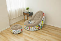 Sofá Inflable De Peluche Nueva Para Personas Perezosas Sofá Cama Plegable Con Pies Mueble Conveniente Para Descansar Al Aire Libre - details 14