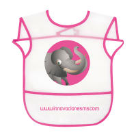 MS bebe -  Pack de 7 baberos para bebé - Pack de 7 Baberos Impermeables para Bebés de 6 a 12 meses | Divertidos estampados surtidos con Animales - details 7