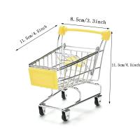 Nueva Mini Carro De Compras Creativo Para Niños Juguete De Artesanía Carro De Herramientas De Almacenamiento Soporte Para Juguetes Regalos Para Niños - details 19
