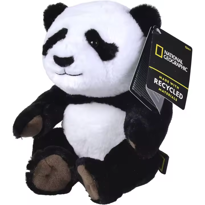 SIMBA - Peluche Oso Panda - DISNEY NATIONAL GEOGRAPHIC - Licencia Oficial Disney - Material Reciclado - Mayores de 1 año - 1