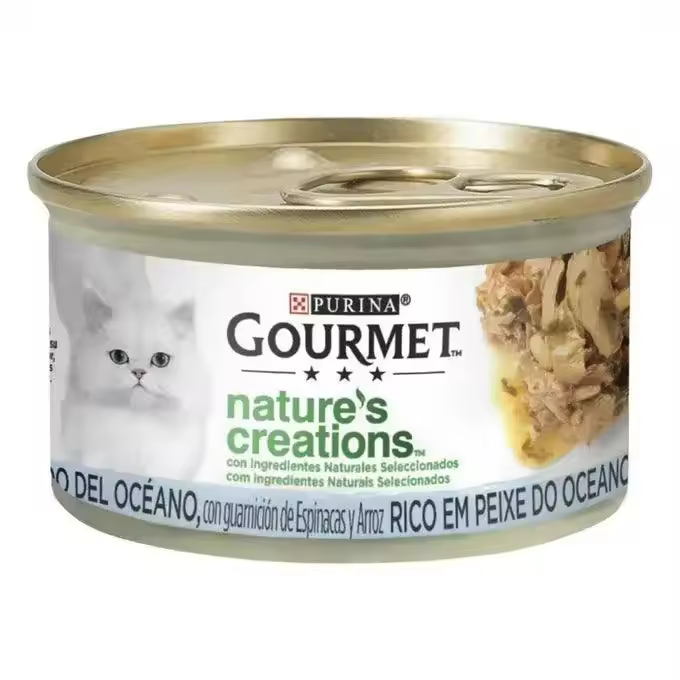 Nature's Creations Pesc.Océano, Espinacas, Arroz (24x85gr) - 1