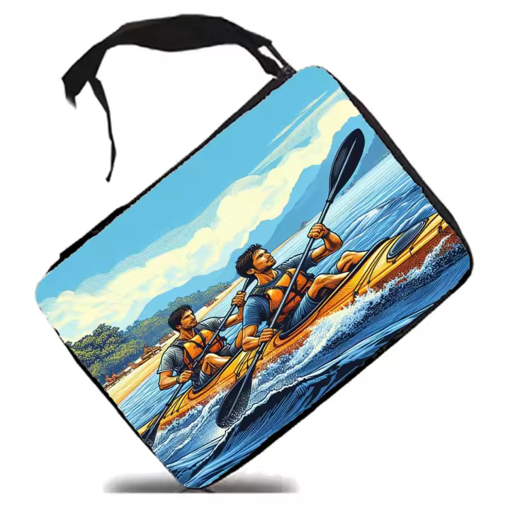 MERCHANDMANIA ESTUCHE deporte playa kayak amigos isla tropical scholar case - 1