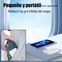 Power Bank 6500mAh Magnético,Banco de energía magnético, Bateria Externa mag-Safe,Batería Inalámbrico 15W,PD 20W, Carga Rapida Inalámbrico Cargador Portátil Compatible con iPhone 15/14/13/12 Pro/Pro MAX, Android, Color Blanco - details 1