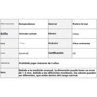 Puzzle De Madera Personalizado En Forma De Erizo Juego Educativo Para Adultos Y Niños Regalo Inteligente Y Divertido - details 9