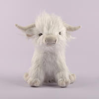 Muñeco De Peluche De 25cm De Vaca Highland Simulación Juguete Suave Para Niños Regalo Decoración De Habitación Regalo Para Bebés - details 13