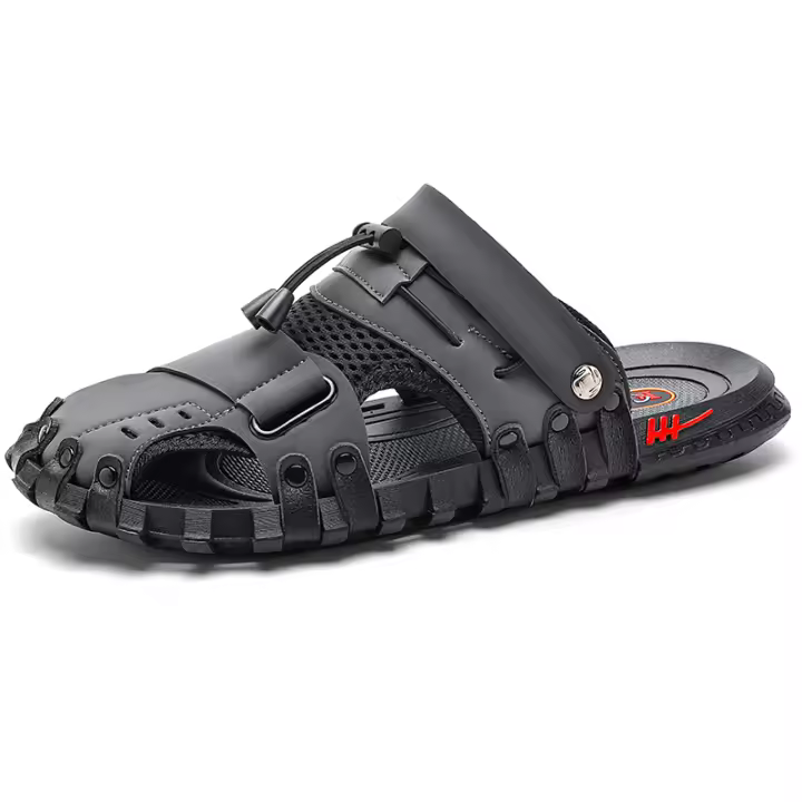 Sandalias Casuales Para Hombre Baotou Verano Resistente Al Agua Para Playa Y Deporte Zapatillas De Conducción Dual Propósito Cómodas Y Modernas - 1