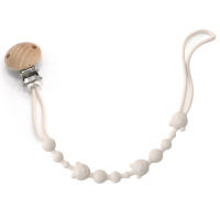 Clavija De Mordedor Para Bebé De Silicona Con Cadena Antipérdida Y Almohadilla Soothing Pacifier Anti-chain Para Carrito De Compras - details 11