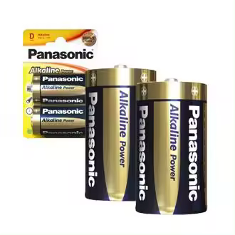 Pilas Alcalinas Pack 2 Panasonic D - 1
