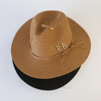 Sombrero De Paja Para Mujer Y Hombres Moda Verano 2025 Sombrero De Playa Casual Sombreros De Paja Con Visera Estilo Panama Protección Solar - details 1