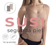 SUSI - Pack 2 Camisetas de Segunda Piel Manga Larga o Tirante  - Camiseta de Media de Alta Calidad - Mujer - Color Scala o Negro - TALLA ÚNICA - details 2