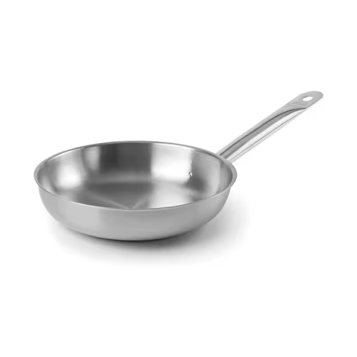LACOR Sartén Acero Inoxidable 20 cm | Sartén sin revestimiento robusta | Calentamiento rápido | Apta todas cocinas y lavavajillas - 1