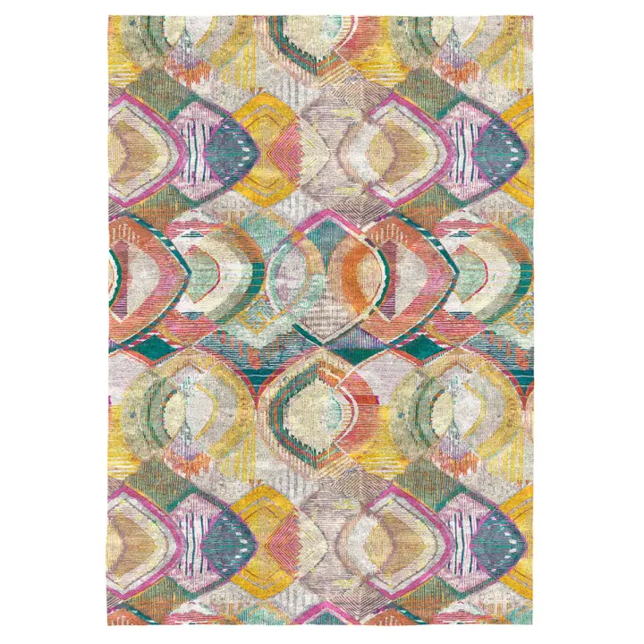 NAF NAF - Alfombra decorativa BERRY multicolor. Varios tamaños disponibles. - 1