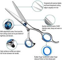Tijeras Peluquería Profesional,7 Pack/Set 6 "Tijeras de Peluquería Profesional Corte de Pelo de Acero Inoxid con Peine,Barberos or Uso EN EL Hogar, Claro y Agudo - details 2