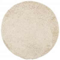 vidaXL Alfombra peluda de pelo largo moderna PAMPLONA Ø 120 cm Color Antracita,  Beige,  Crema y mas Alfombras de área  Alfombra de Piso para Sala de Estar Dormitorio Habitación Salón - details 1