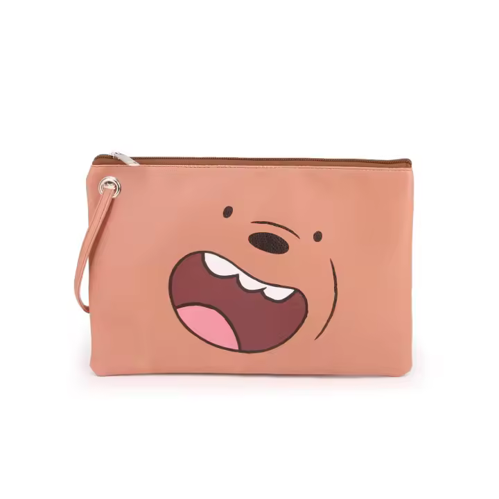 We Bare Bears Somos Osos Pardo Bolsa de Aseo Sunny, Marrón - 1