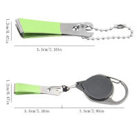 Aguja De Pesca De Acero Inoxidable Herramienta De Corte Y Clip Para Línea De Pesca Clip De Ojo De Anzuelo Limpiador Retráctil Nocturno - details 9