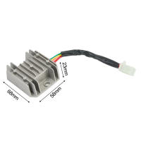 Regulador De Tensión Rectificador De Onda Completa 12V 4 Hilo Para ATV Motocicleta Bicicleta De Tierra Cuatriciclo Adecuado Para La Mayoría De Las Motocicletas Con Carburador - details 19