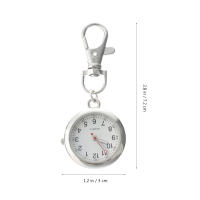 Lanyard De Enfermera Con Cierre De Mochila Material De Acero Inoxidable Llavero Para Mujeres Colgante De Reloj Cuadrilátero - details 4