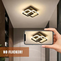 Lámpara De Techo Moderna En Metal Tres Tonos Para Sala De Estar Pasillo Balcón Decoración Del Hogar Incluye Bombillas Fuente De Alimentación AC 85-265V - details 1