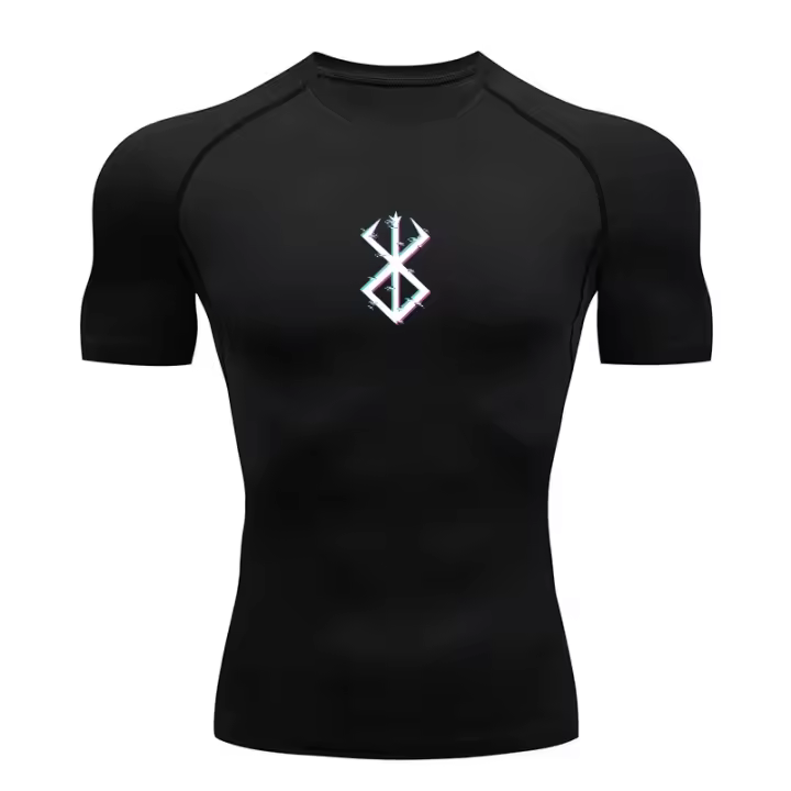 Camiseta De Compresión Para Hombre Guts Dutrieux Fitness Running Deporte Tshirts Tiras De Gimnasio Deportivas Secado Rápido Verano Tee S-3xl - 1