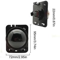 2 Pcs Luz Decorativa De Espejo Negro Con LED Amarillo Para Jeep JK JKU 2007 Accesorios De Señal De Giro Emblem Fender Luz De Marcador Lateral - details 2