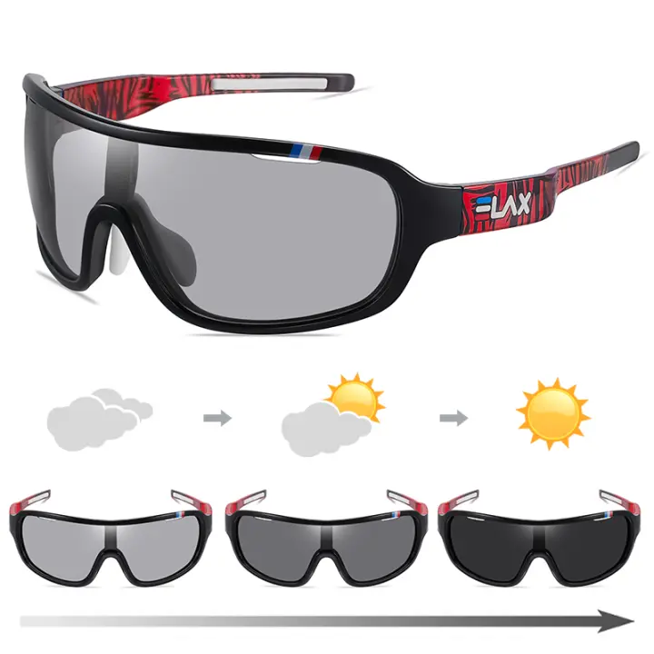 Gafas De Ciclismo ELAX Polarizadas UV400 Para Hombres Y Mujeres Con Lentes Fotocromáticos Y Protección Solar Para Outdoor Y Bicicleta - 1
