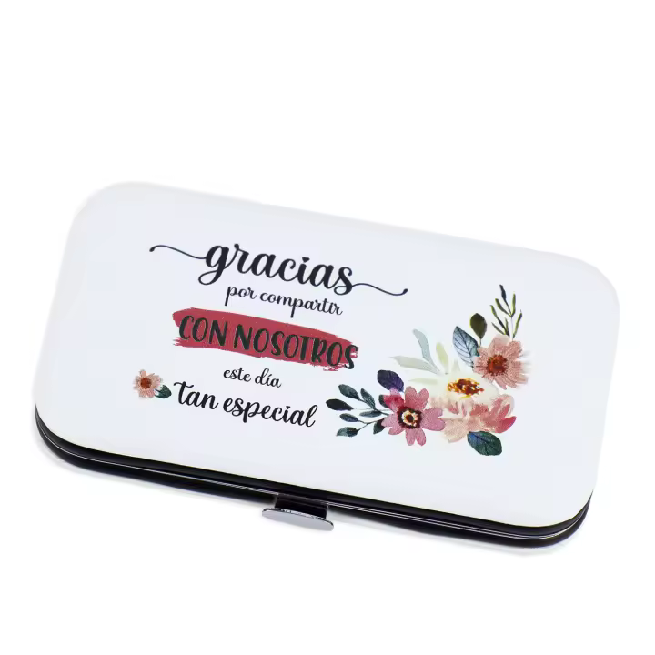 Pack de 6 a 48 unidades de Set manicura, Set de manicura de boda, Detalles de boda para mujeres invitados, Regalos boda, Recuerdo original para invitados, Detalles para Damas de honor, Regalantes.com - 1