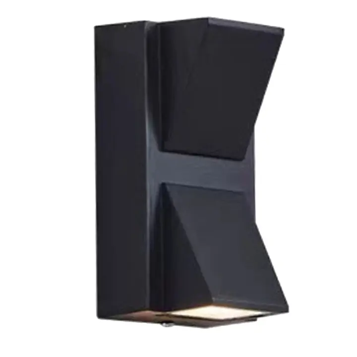 Aplique de pared para exteriores, carcasas de plástico, lámpara de pared exterior de doble cara con apliques Arriba y Abajo, Luz Blanca de 6000K - 1