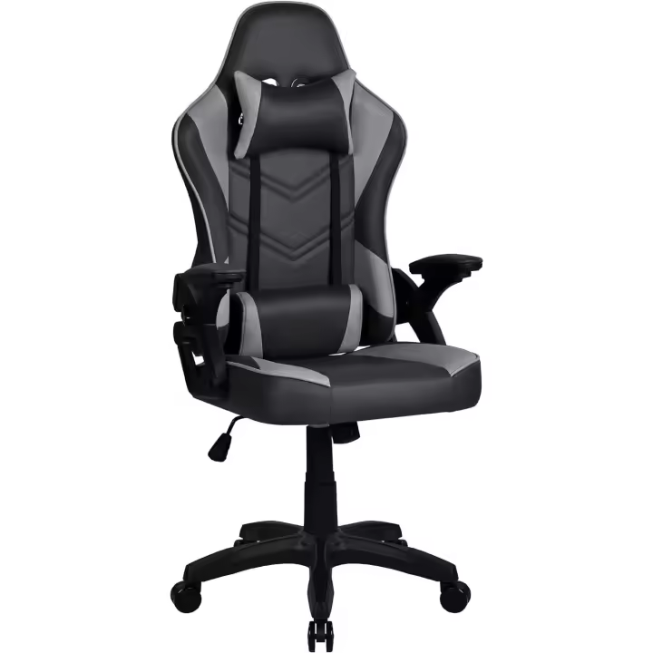 T-Lovendo Silla Gamer Profesional | Ergonómica | Tela Transpirable | Antimanchas | Reposabrazos Abatibles | Altura Regulable | Respaldo Reclinable - 1