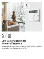 Termostato De Pared Inalámbrico Opentherm Para Boilero Batería De Alta Eficiencia RF OT Controlador De Temperatura Para Boilero De Gas Soporte Semanal Y Calibración - details 13