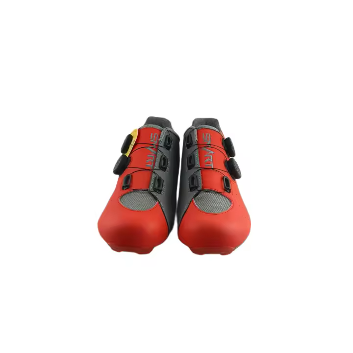 Zapatillas Smart Ciclismo, Ciclista, Doble Cierre Rotativo - Rojo - Talla 41 - 1