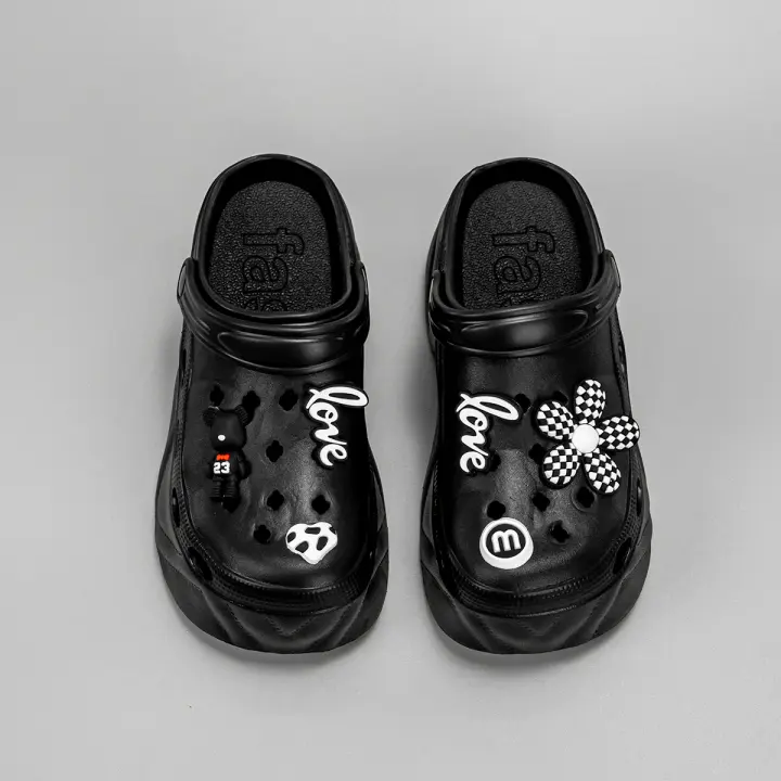 Sandalias De Tacón Alto Estampado De Oso Floral Nueva Moda X8809 Para Mujer Cuero Sintético Imitación Plataforma Casual - 1