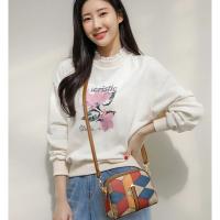 SOMY Bolsos de hombre de bloque de Color para Mujer, Bolso Cruzado de estilo Nacional con Doble Cremallera, Cartera de cuero PU para Mujer, bolsos de moda - details 7